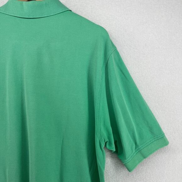 BRICKMANS Shirt XL MARTHAS VINEYARD Polo Golf Performance Pique Cotton Green - Picture 8 of 15